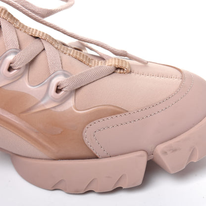 Christian Dior Neoprene Rubber Womens D-Connect Sneakers 36 Nude 12 of 12