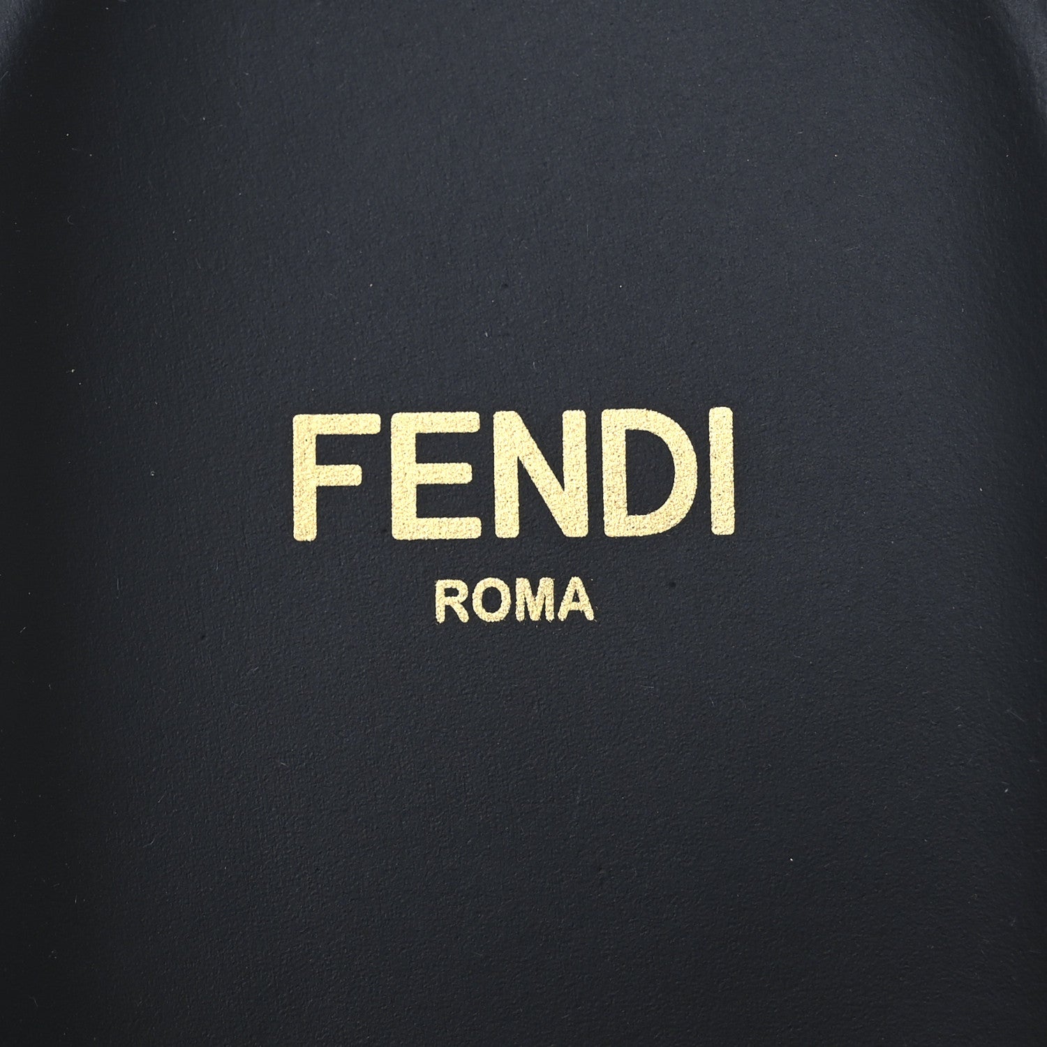 Fendi Vitello Womens Fendigraphy Slide Sandals 36 Black 9 of 14