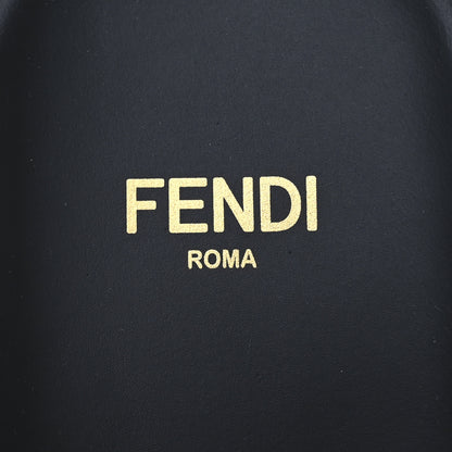 Fendi Vitello Womens Fendigraphy Slide Sandals 36 Black 9 of 14
