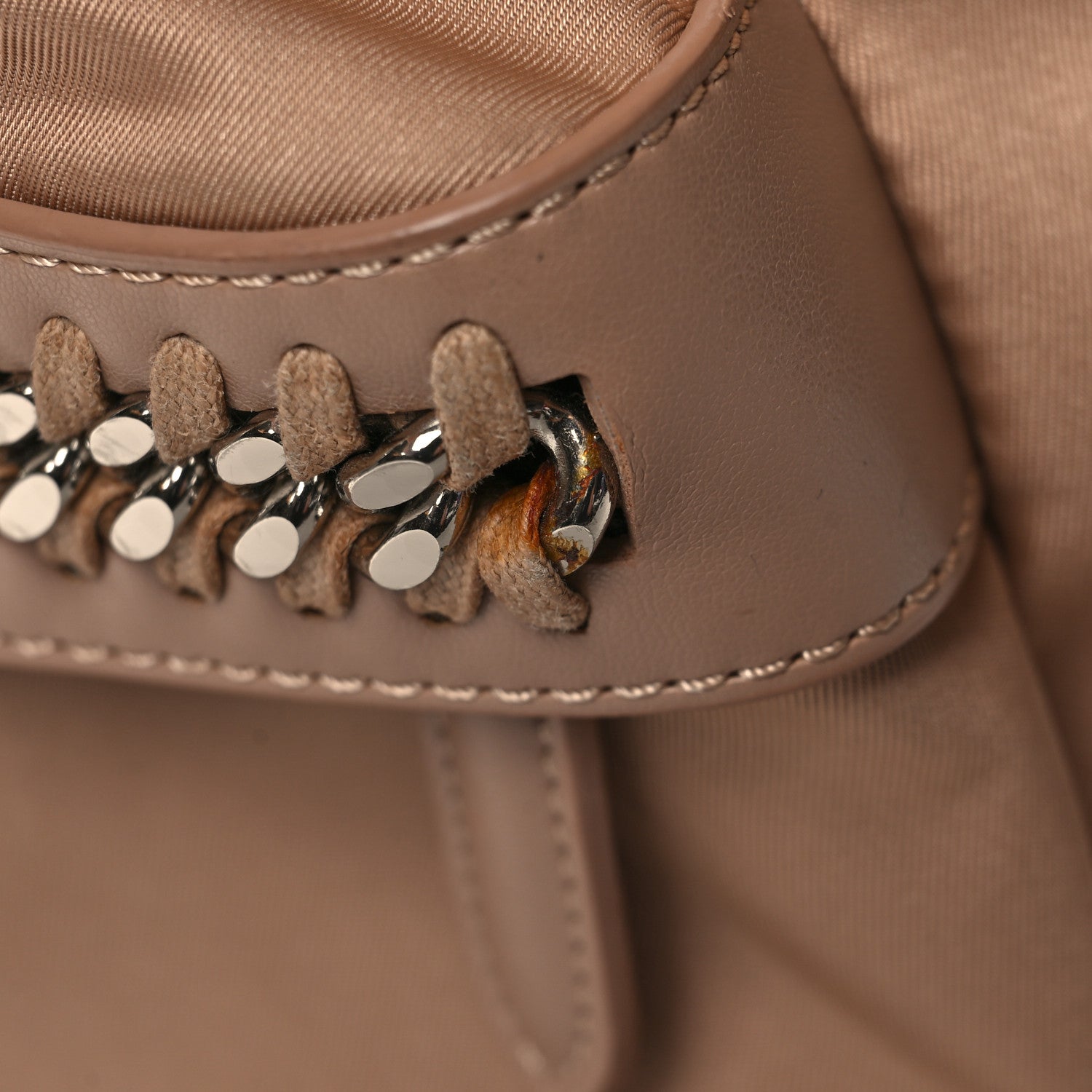 Stella McCartney Nylon Eco Alter Nappa Falabella Backpack Powder 11 of 11