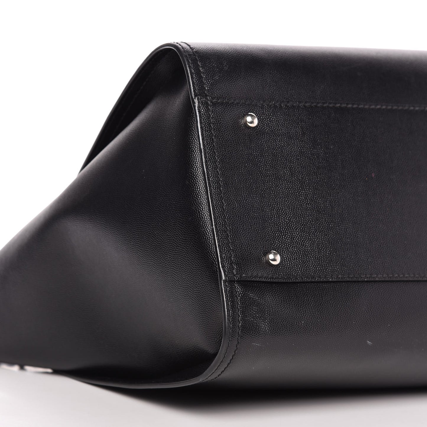 Caviar Medium Studded Deauville Tote Black