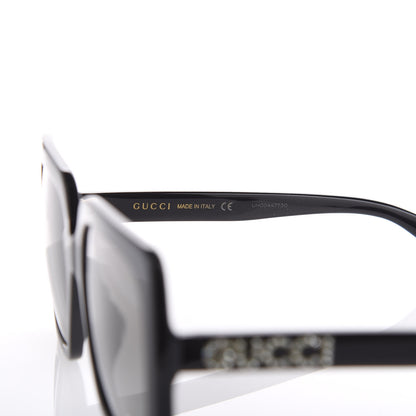 Gucci Crystal Square Frame GG Sunglasses GG0418S Black 6 of 8