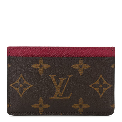 Louis Vuitton Monogram Card Holder Fuchsia 1 of 7