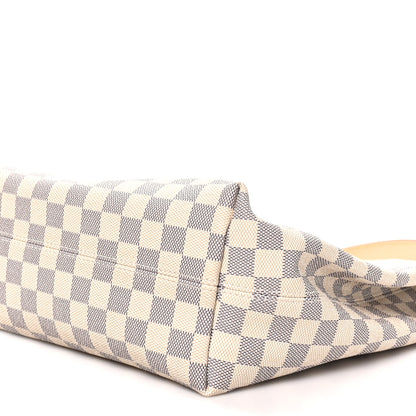 Louis Vuitton Damier Azur Graceful MM Rose Ballerine 8 of 8
