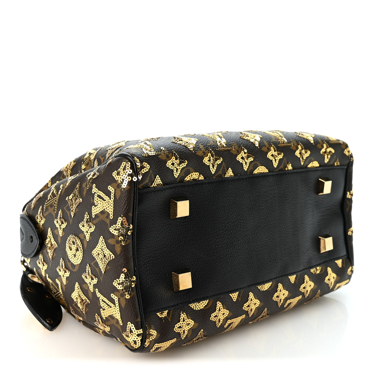 Louis Vuitton Monogram Sequins Eclipse Speedy 28 Gold 4 of 10