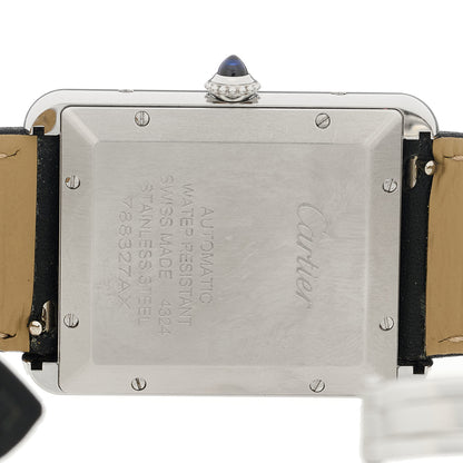 Cartier Stainless Steel Calfskin 31mm Tank Solo Automatic Watch 4 of 5