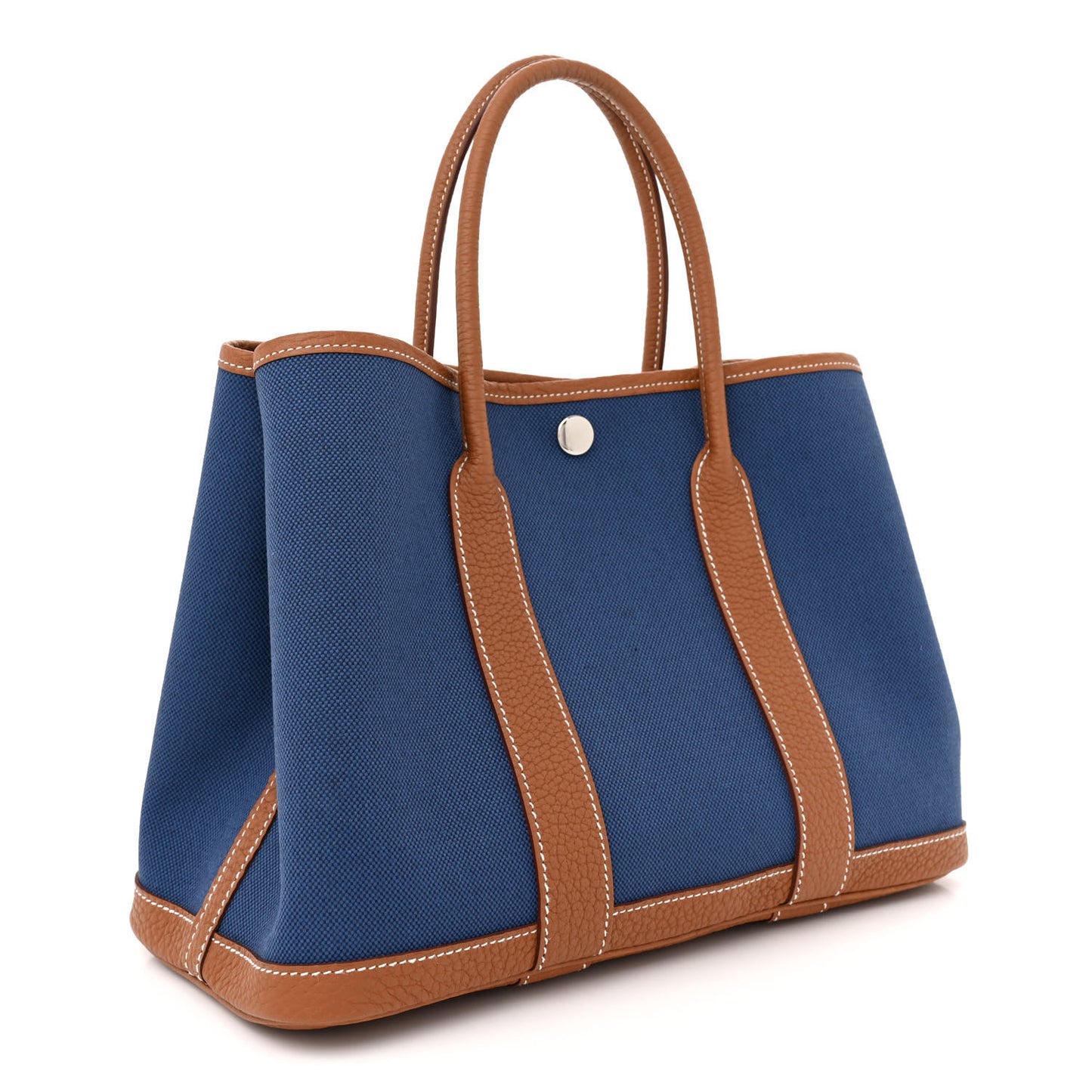 Toile Militaire Vache Country Garden Party Tote 30 Bleu France Gold