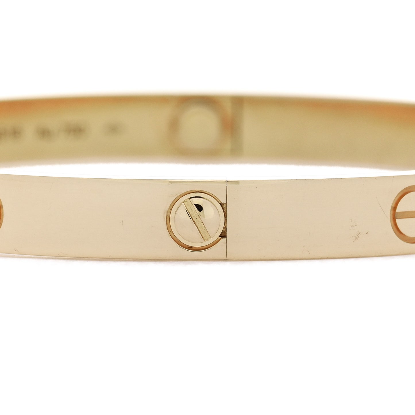 18K Yellow Gold LOVE Bracelet 20