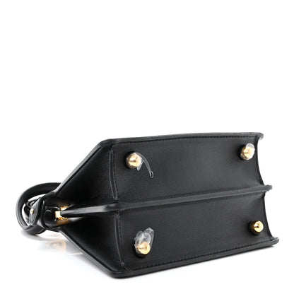 Fendi Shiny Nappa Petite Peekaboo I SEE U Satchel Black 4 of 12