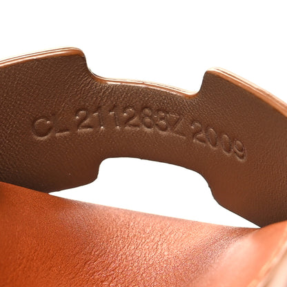 Hermes Calfskin Calya Mules 37 Naturel 6 of 10