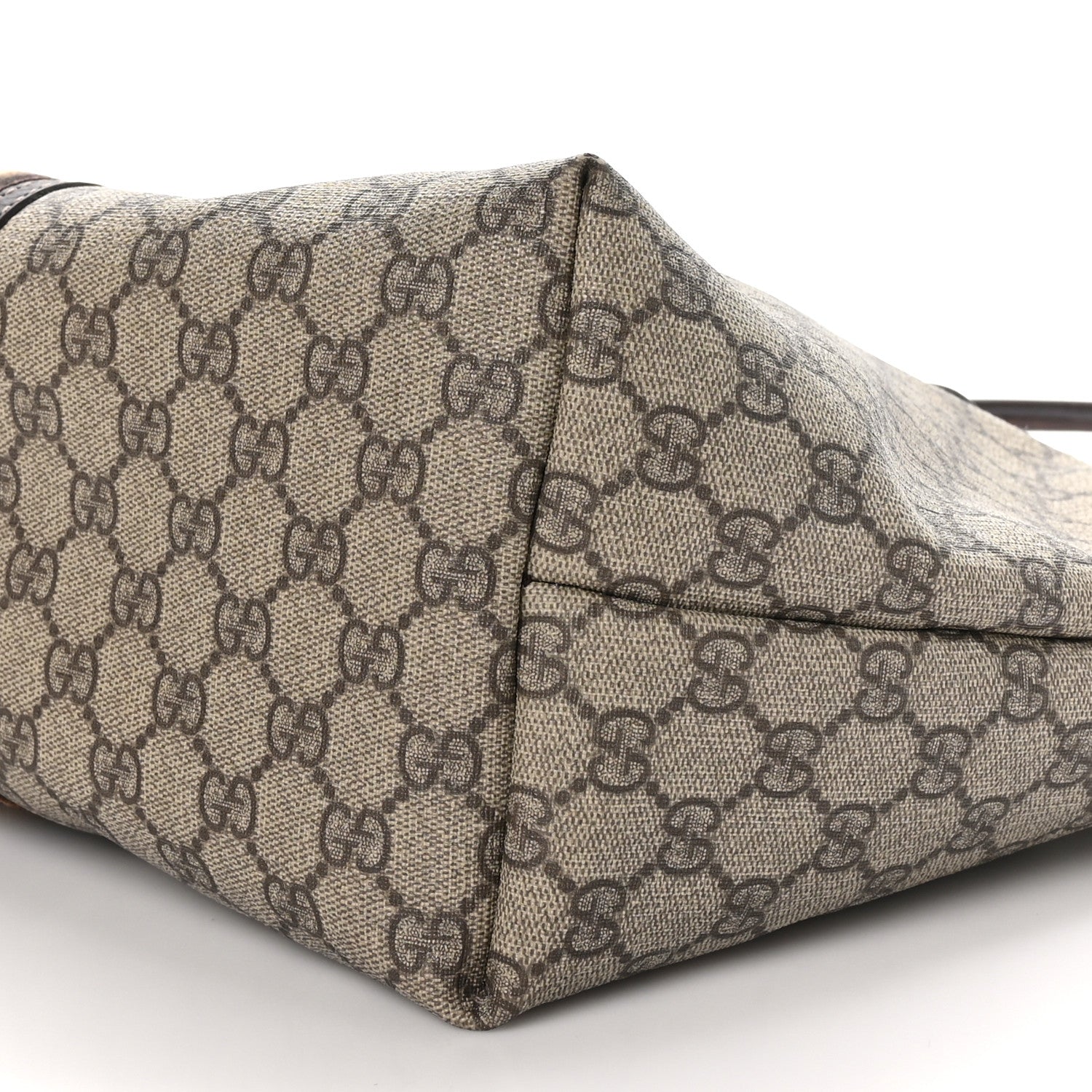 Gucci GG Plus Monogram Web Tote Dark Brown 10 of 13