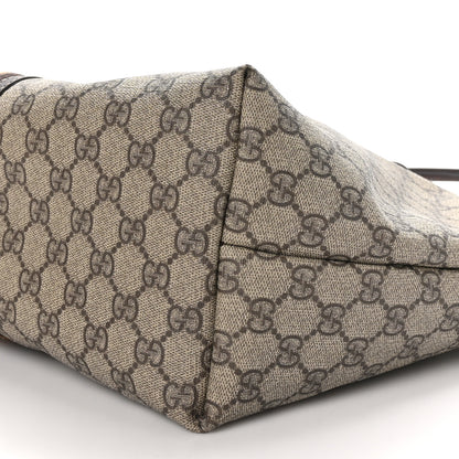 Gucci GG Plus Monogram Web Tote Dark Brown 10 of 13