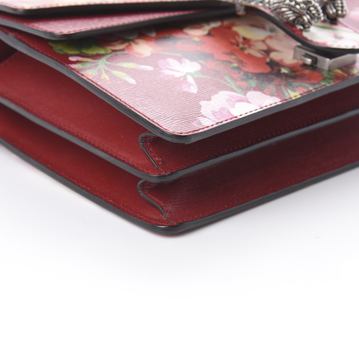 Gucci Calfskin Blooms Print Small Dionysus Shoulder Bag Romantic Cherry Multicolor 5 of 8