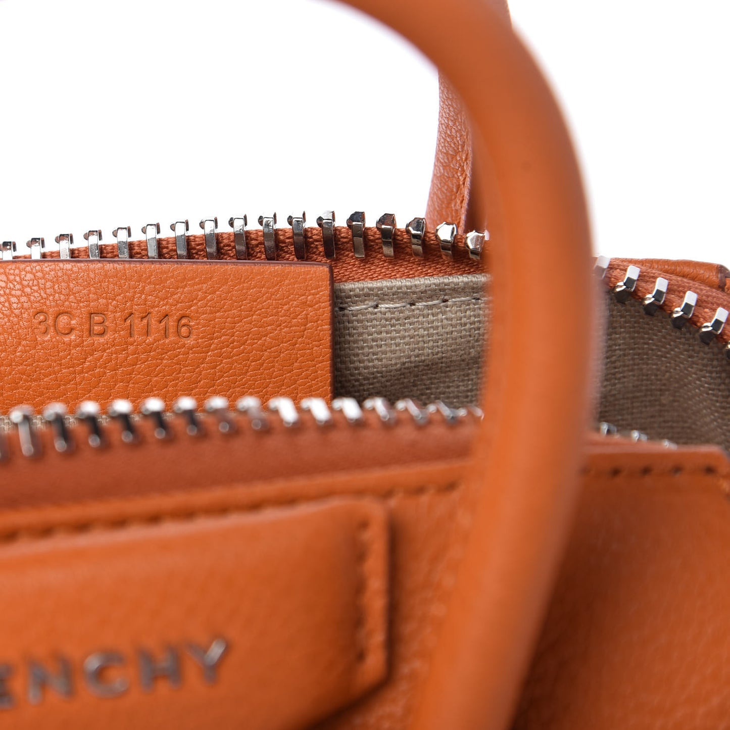 Sugar Goatskin Mini Antigona Rust