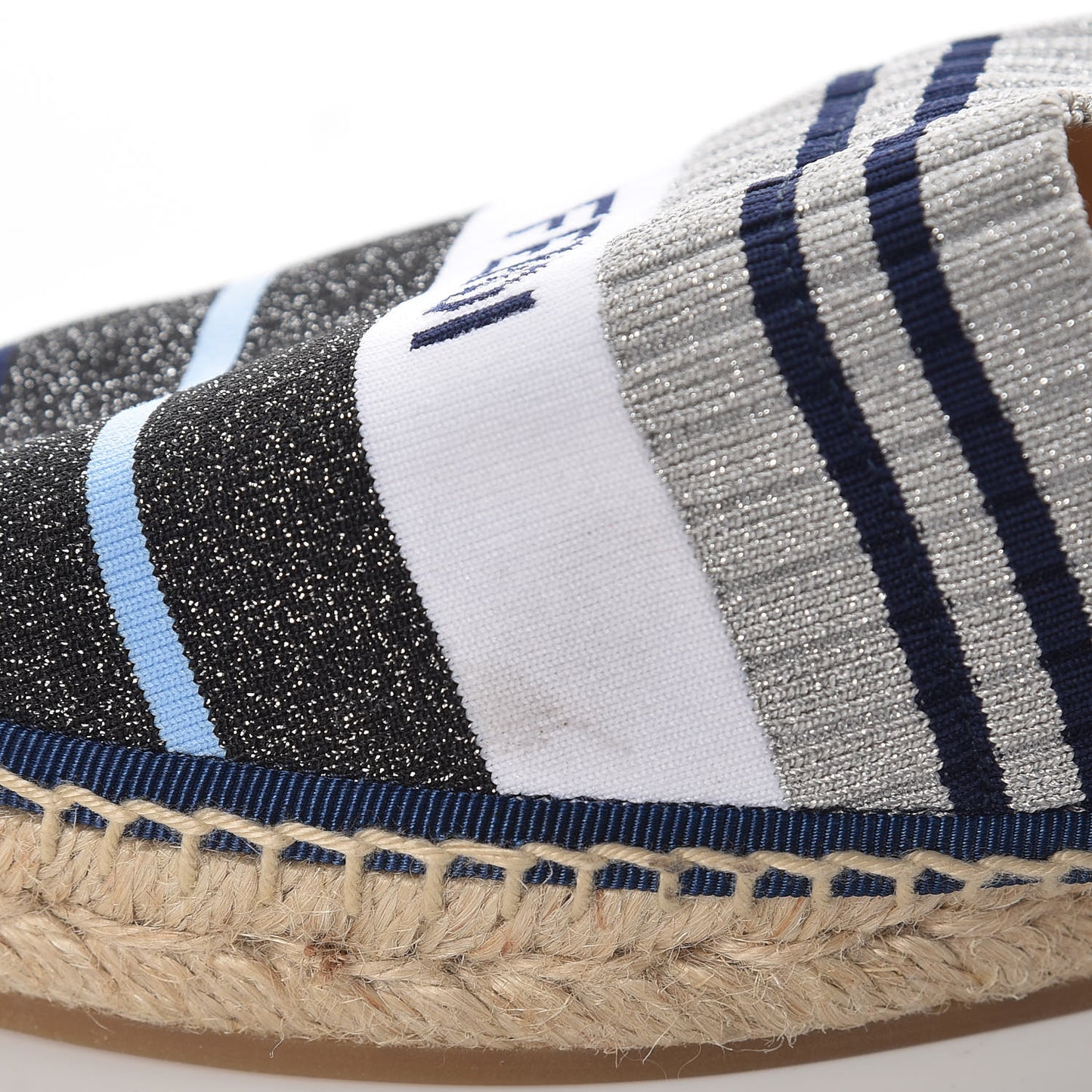 Knit Rockoko Sock Espadrilles 38 Grey