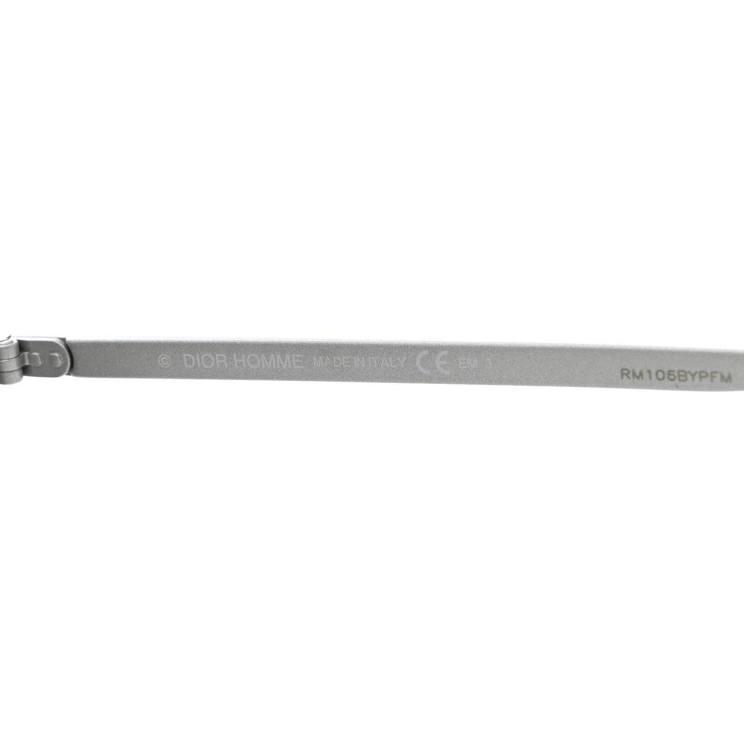Christian Dior Homme Mens Aviator Sunglasses Silver 6 of 7