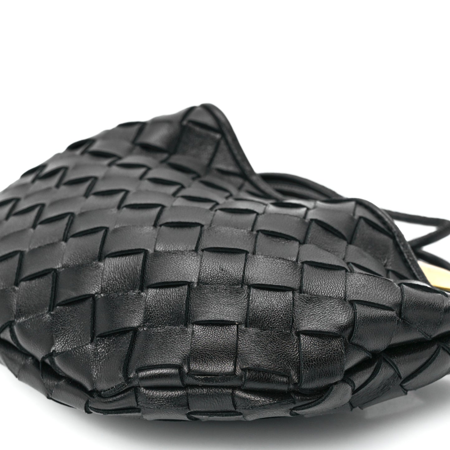 Nappa Intrecciato Mini Sardine Bag Black
