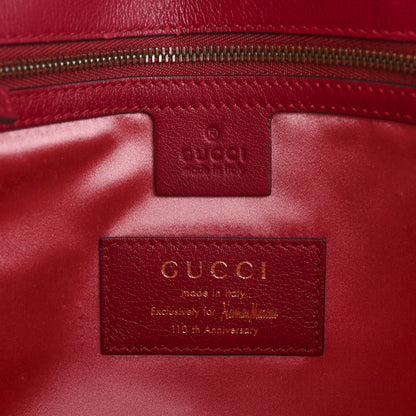 Gucci Velvet Matelasse Panther Embroidered Medium GG Marmont Shoulder Bag Raspberry Rose 6 of 12