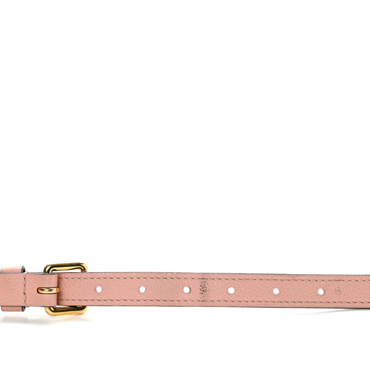 Calfskin 16mm Adjustable Shoulder Strap Rose Poudre