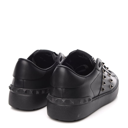 Valentino Garavani Calfskin Womens Rockstud Untitled Open Sneakers size 36.5 Black 4 of 8