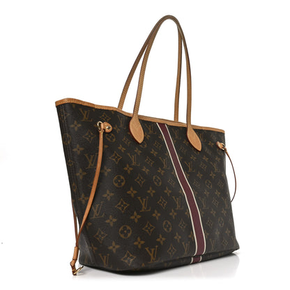 Louis Vuitton Monogram My LV Heritage Neverfull MM Bordeaux Ivory 3 of 9
