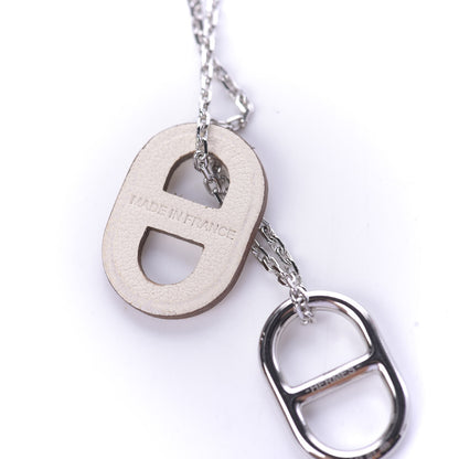 Hermes Swift O'Maillon Pendant Necklace White 4 of 7