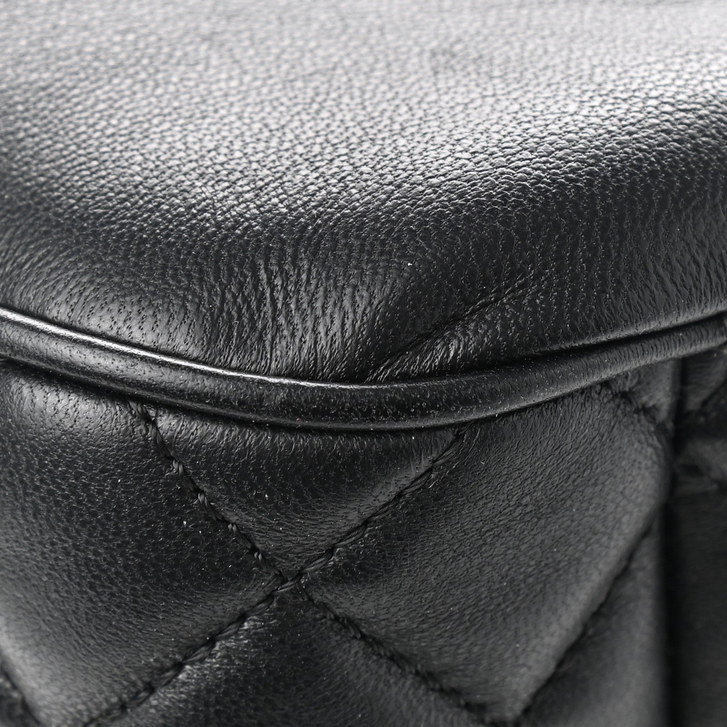 Versace Nappa Quilted Medusa Pouch Black 7 of 7