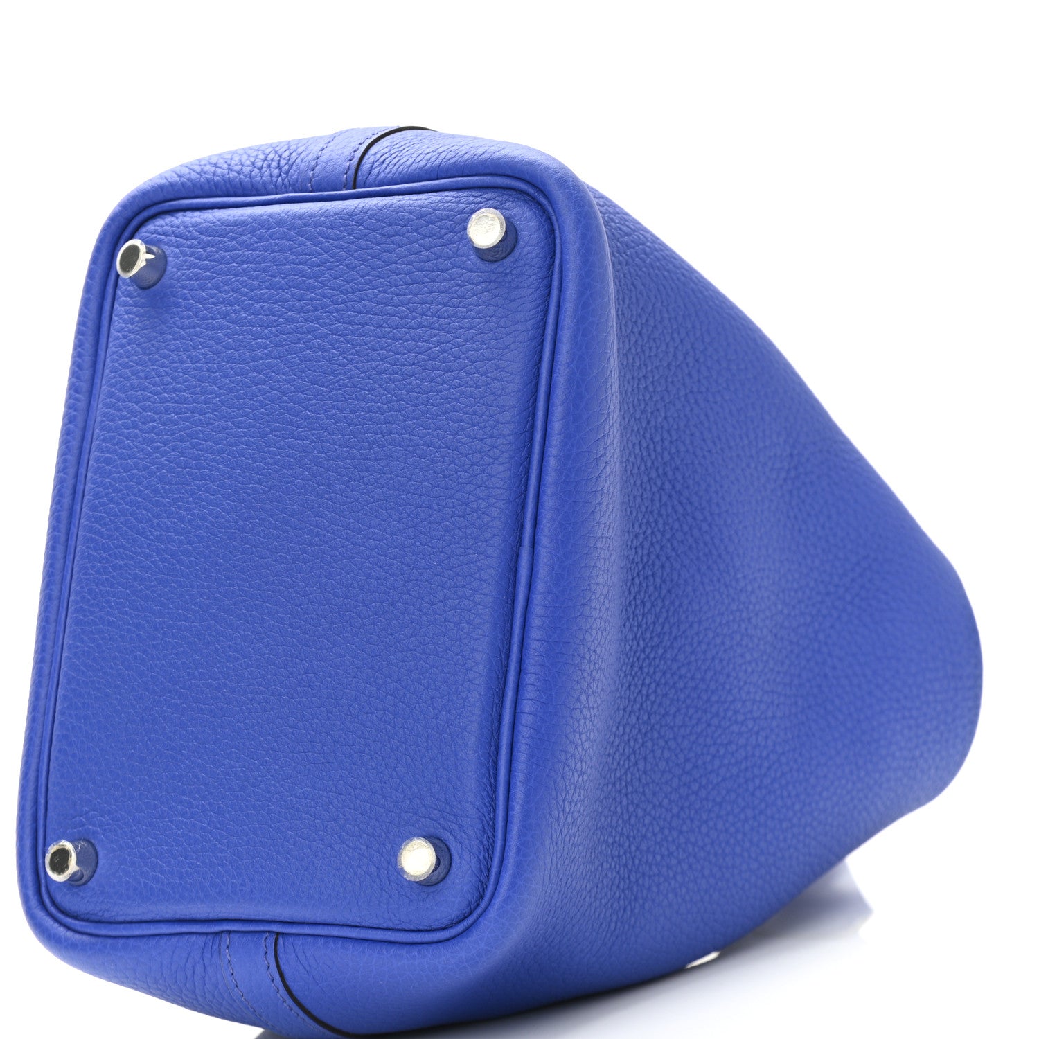 Hermes Taurillon Clemence Picotin Lock 18 PM Bleu Electrique 10 of 10