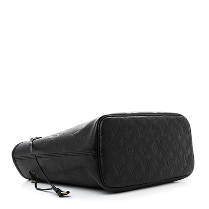 Louis Vuitton Empreinte Monogram Giant Neverfull MM Black 4 of 12