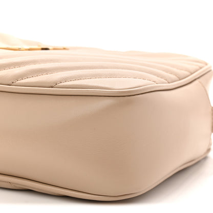 Saint Laurent Calfskin Matelasse Monogram Lou Camera Bag Dark Beige 10 of 10