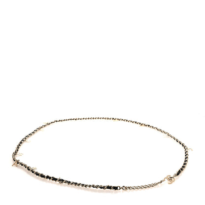 Chanel Lambskin Metal CC Chain Logo Belt Gold 1 of 4