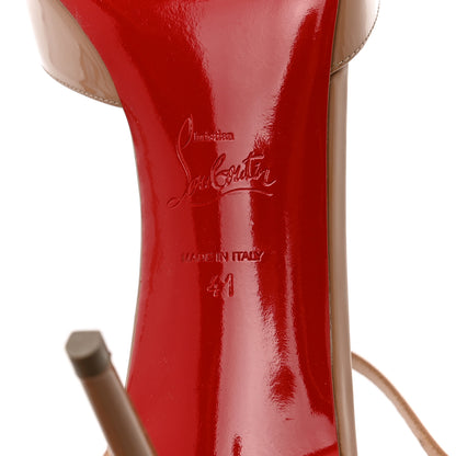 Christian Louboutin Patent Rivierina 85 Pumps 41 Nude 7 of 9
