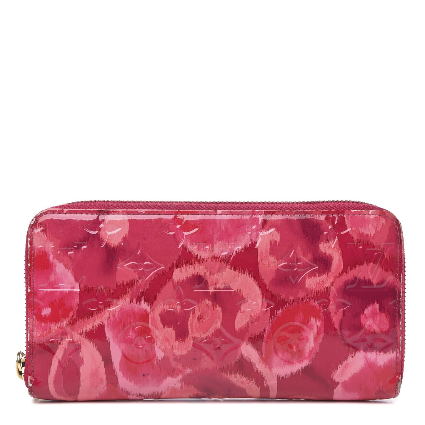 Vernis Ikat Zippy Wallet Rose Indien