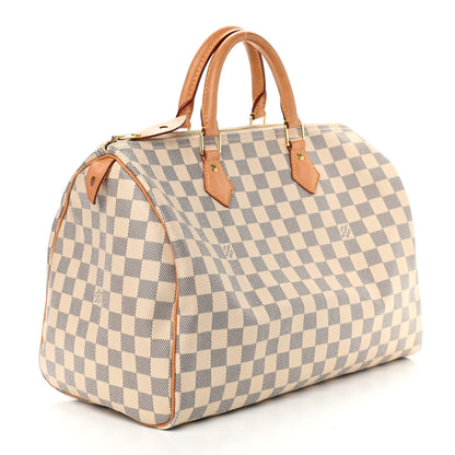 Louis Vuitton Damier Azur Speedy 35 3 of 9