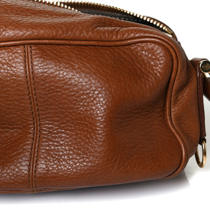 Burberry Grainy Calfskin Small Buckle Crossbody Brown 7 of 13