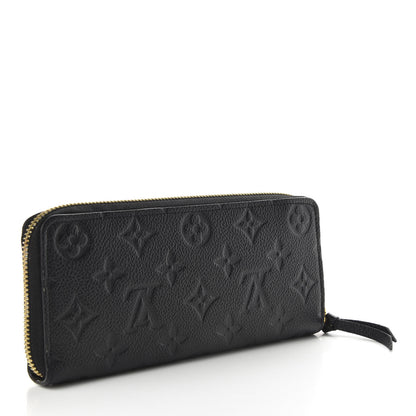 Louis Vuitton Empreinte Clemence Wallet Black 3 of 8