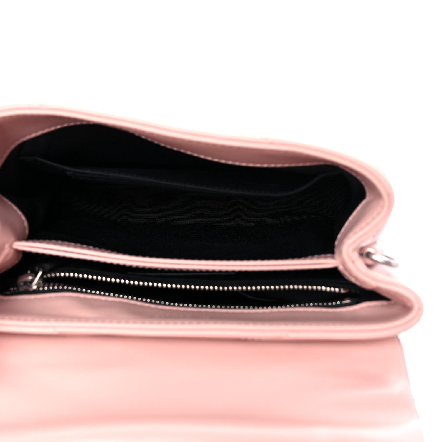 Saint Laurent Calfskin Y Quilted Monogram Toy Loulou Chain Satchel Pale Pink 5 of 14