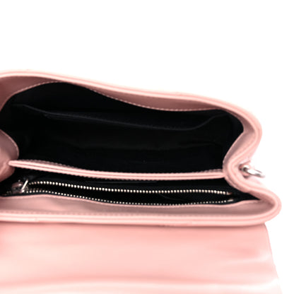 Saint Laurent Calfskin Y Quilted Monogram Toy Loulou Chain Satchel Pale Pink 5 of 14
