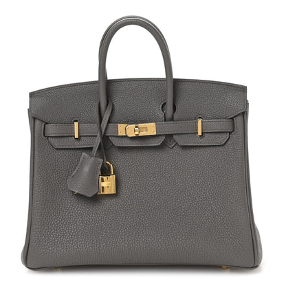 Hermes Togo Birkin 25 Etain 1 of 11