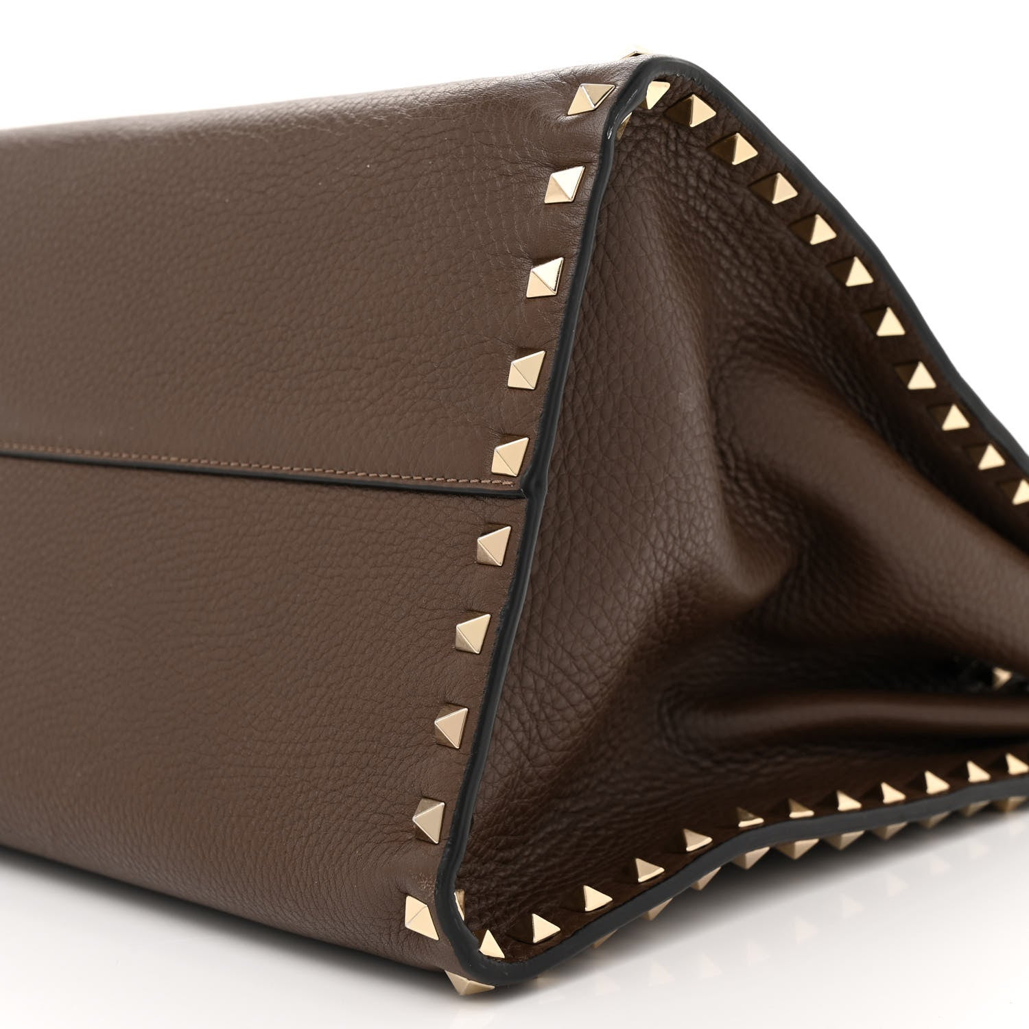 Valentino Garavani Grained Calfskin Rockstud Satchel 9 of 12