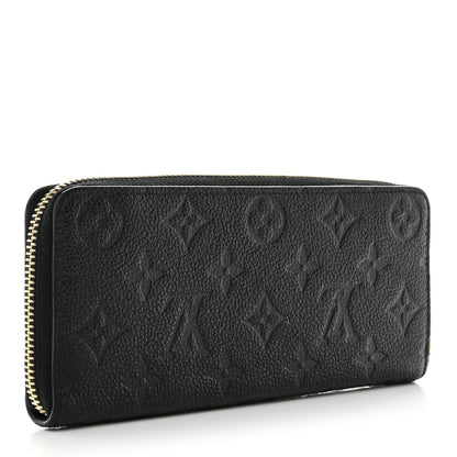 Louis Vuitton Empreinte Clemence Wallet Black 3 of 9