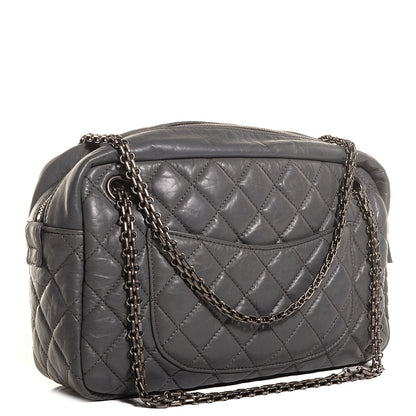 Chanel Aged Calfskin Medium Reissue Camera Case Grey 3 of 8