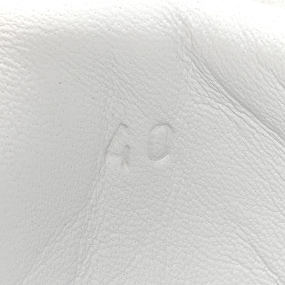 Hermes Air Mesh Suede Goatskin Bouncing Sneakers 40 Vert D'eau White 8 of 8