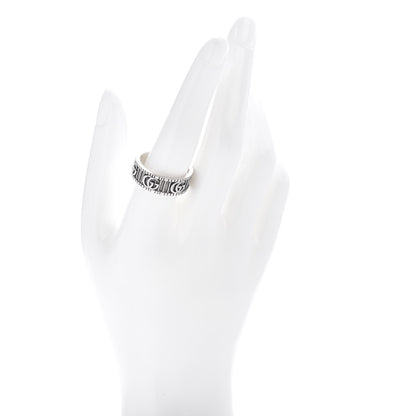 Gucci Sterling Silver Double G Band Ring 62 10 2 of 4