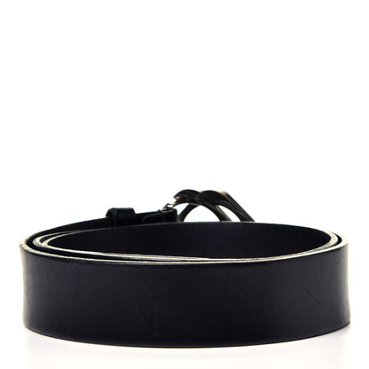 Gucci Calfskin Square G Belt 100 40 Black 2 of 8