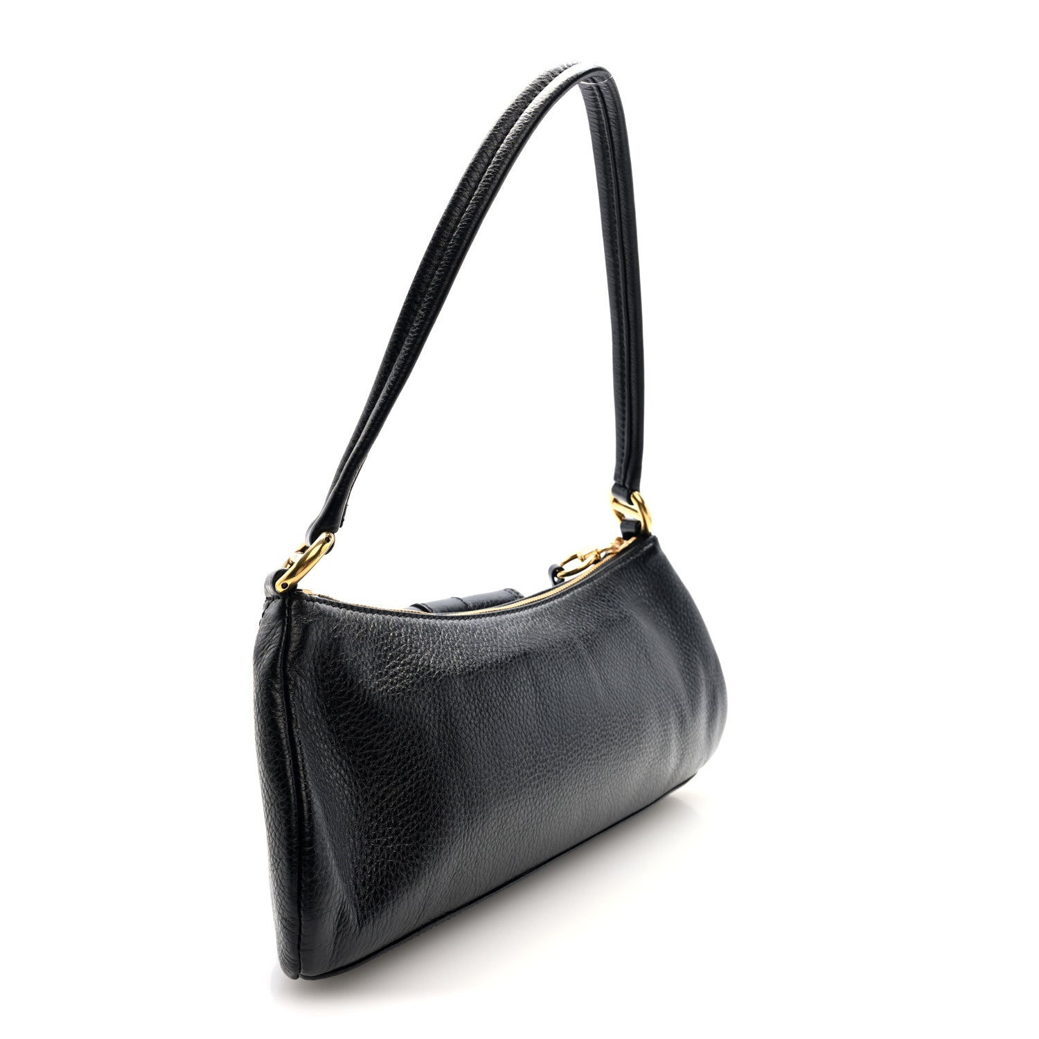 Chloe Grained Calfskin The 99 Shoulder Bag Black 3 of 10