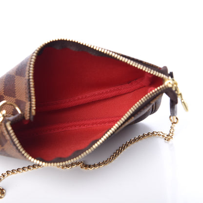 Louis Vuitton Damier Ebene Mini Pochette Accessories 5 of 10