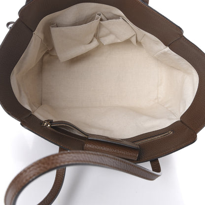 Gucci Dollar Calfskin Small Swing Tote Nut Brown 4 of 9