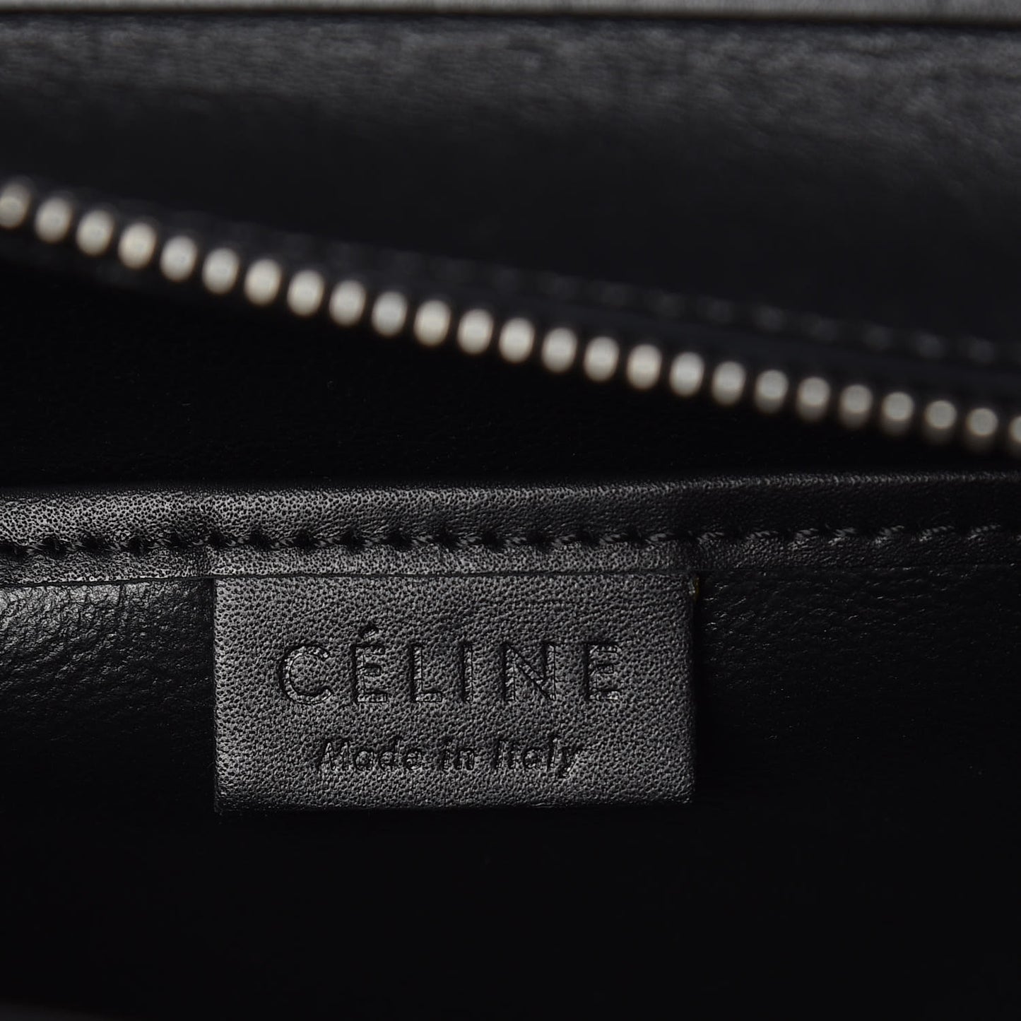 Baby Grained Calfskin Nubuck Tri-color Nano Luggage Anthracite