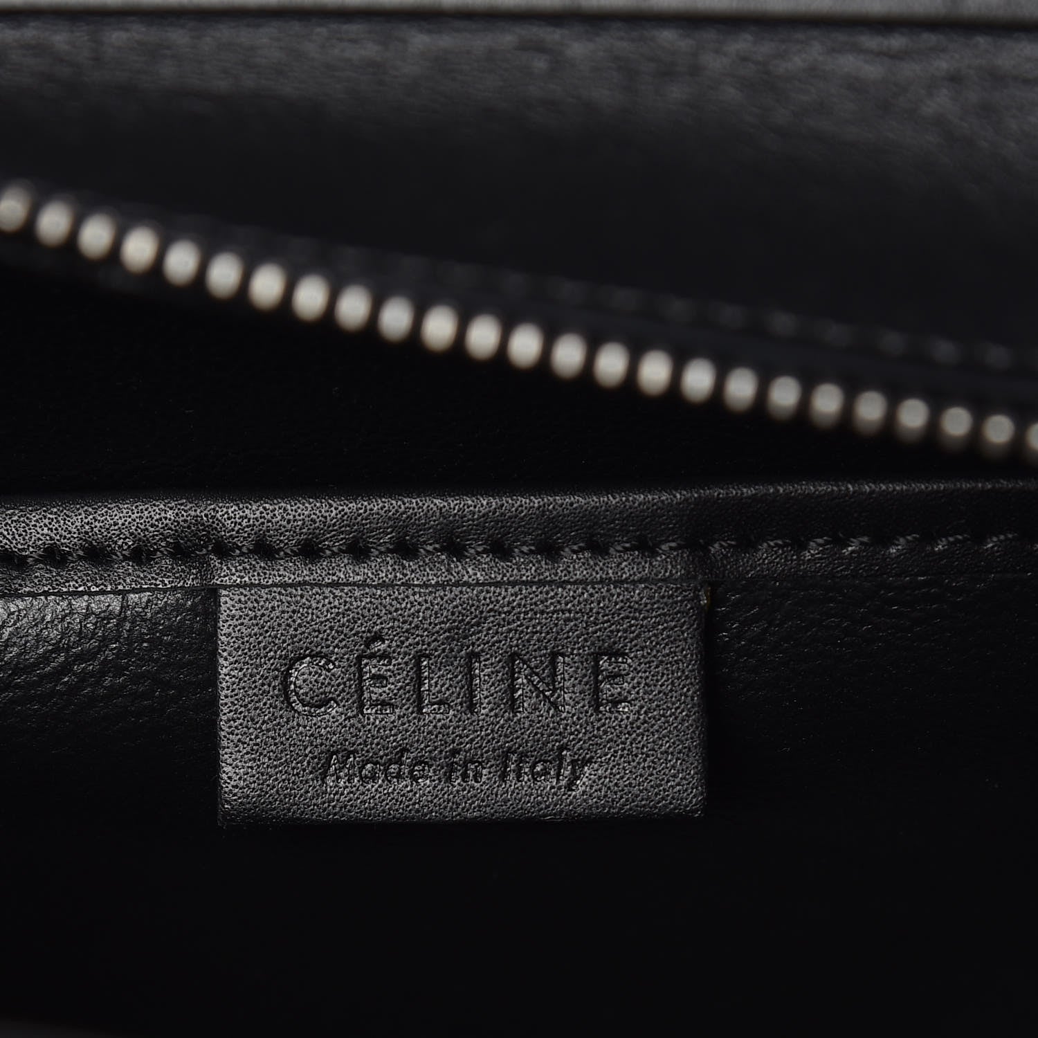 Celine Baby Grained Calfskin Nubuck Tri-color Nano Luggage Anthracite 7 of 10